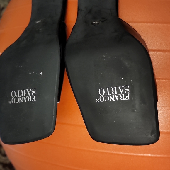 FRANKO SARTO WOMENS HEELS SLIDES SIZE 7.5 - Picture 6 of 8